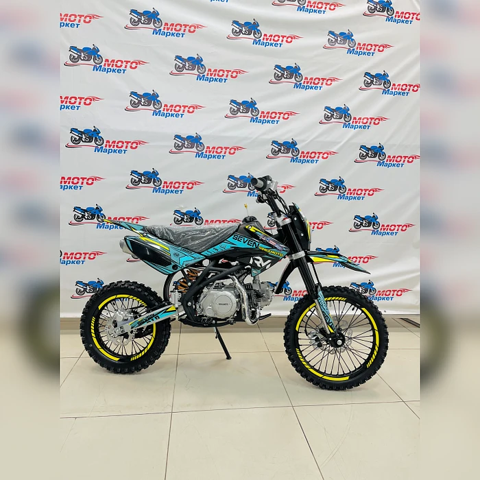 Питбайк Regulmoto SEVEN (черный/желтый/синий)