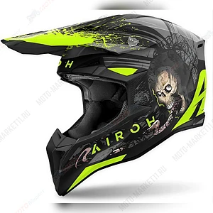 Кроссовый шлем Airoh Wraaap Darkness Matt M