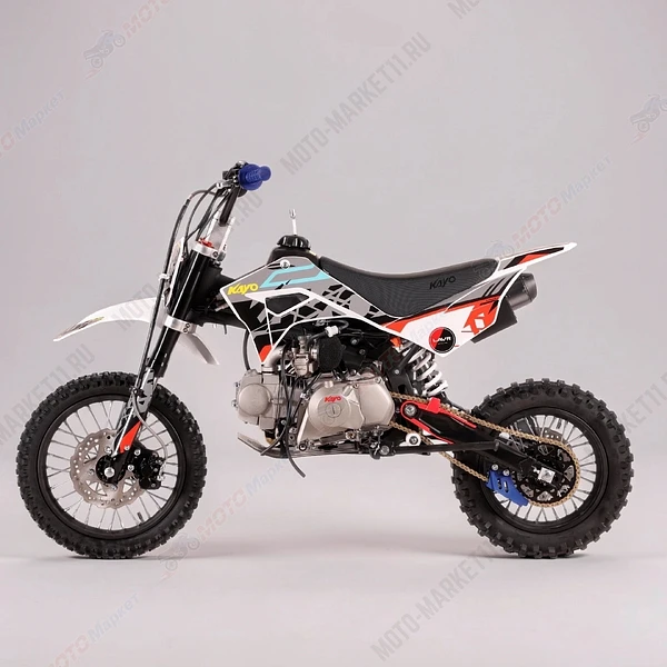 Питбайк KAYO Mini К125EM 14/12 (механ.сцепл.,эл.стартер 2026 г.)