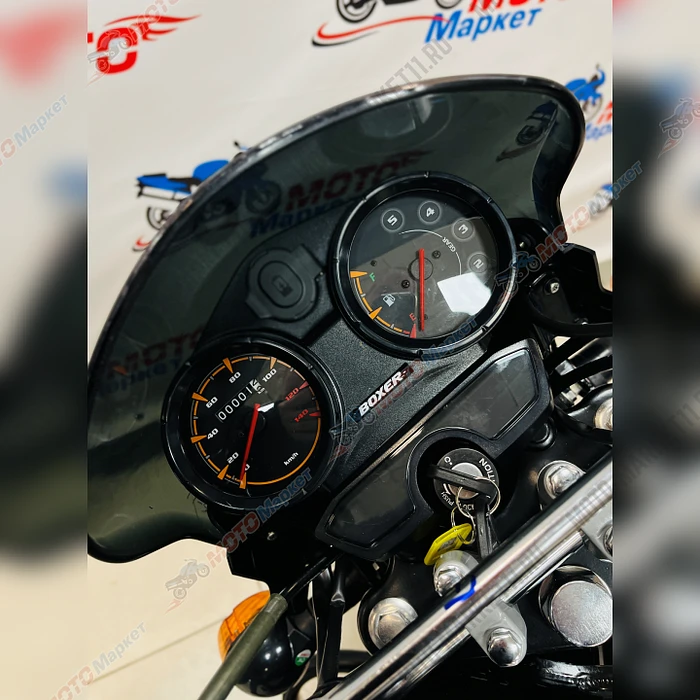 Мотоцикл BAJAJ BOXER  150 UG черно-серый