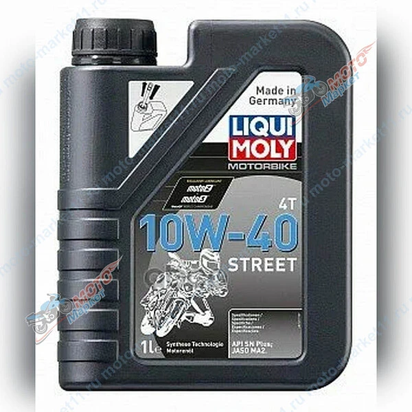 Масло LIQUI MOLY Motorbike 4T 10W-40 Street 1л 1521