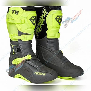 Мотоботы ROQVI T5 Neon Green 39