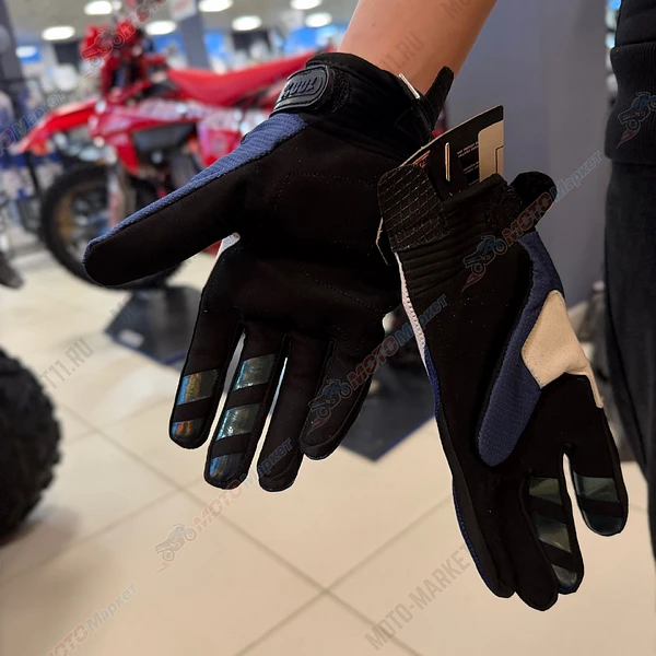 Мотоперчатки 100% №1 blue/white  (М) мотокросс