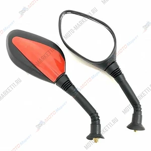 Зеркала d10 черно-красные 33423