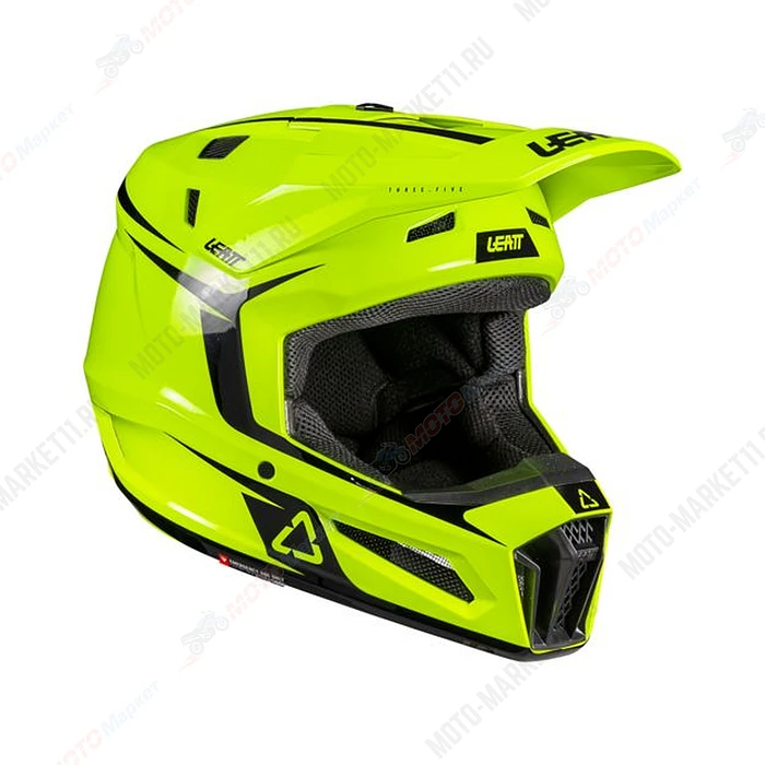 Внедорожный шлем Leatt Moto 3.5 XL 61-62cm Neon Yellow V26