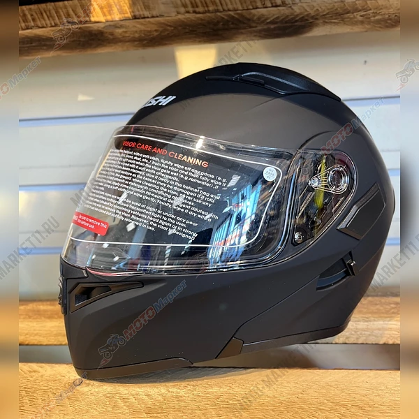 Шлем KIOSHI Tourist ☆316☆ модуляр (Черный матовый, XL )