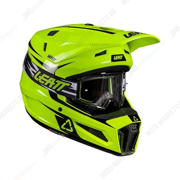 Внедорожный шлем Leatt Moto 3.5 L 59-60cm Neon Yellow V26