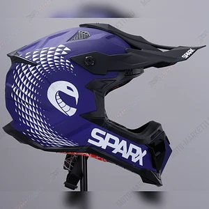 Шлем эндуро SPARX Raptor (JH601) , сине-черный, XXL