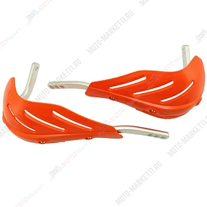 Защита рук (пара) HP15 оранжевые армированные SM-PARTS