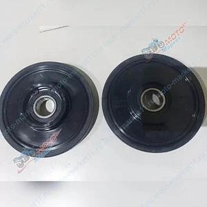 Каток пластиковый BRP/Тайга RO135F-2 Yellow PPD (135мм, подшипник 205)