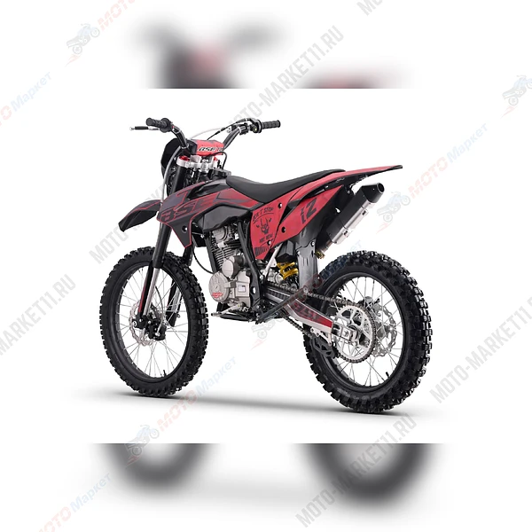 Эндуро / кроссовый мотоцикл BSE Z2 L 21\18 Split Red, арт. BZ2LKA015HRH1