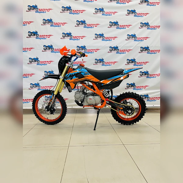 Питбайк KAYO EVOLUTION К125EM 17/14 KRZ (механ. сцепл., эл. стартер.)