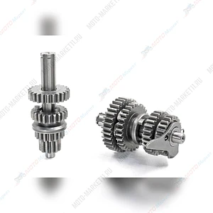 Коробка передач Альфа 125 вал ступенчатый под широкоподшипник 63379