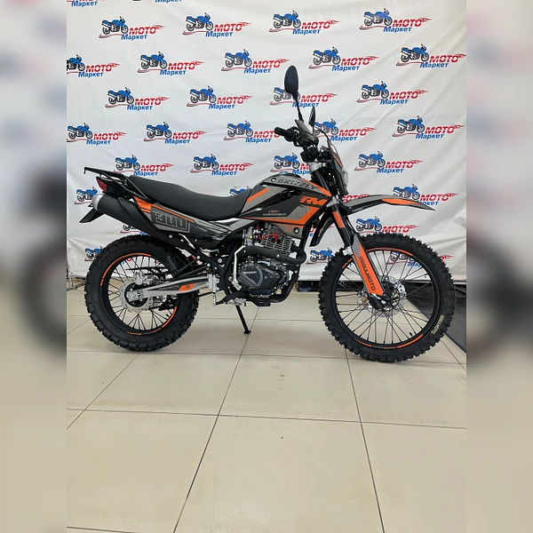 Мотоцикл Regulmoto Grizzly (серый/оранжевый)