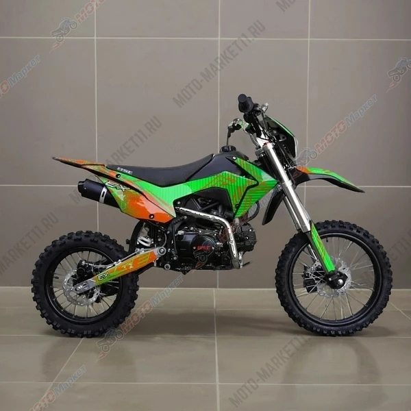 Питбайк BSE EX 17/14 Green Orange Ant (040), арт. B0EXYG040ECH3