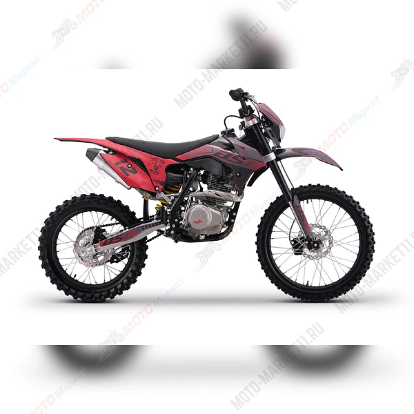 Эндуро / кроссовый мотоцикл BSE Z2 L 21\18 Split Red, арт. BZ2LKA015HRH1