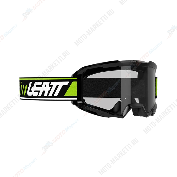 Маска кросс Leatt Vizion 2.5 Black-Neon Yellow Clear 90 VLT