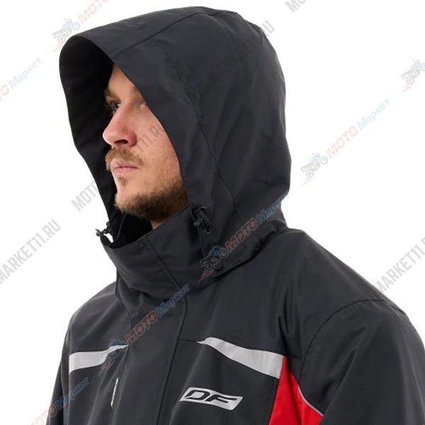 Куртка - дождевик EVO Man Black - Red (мембрана) (M)