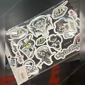 Наклейки (набор) спонсоры, мультибренд (33х24см) (5753)