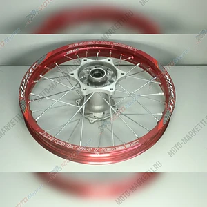 Обод 18" задний алюминий  красный 