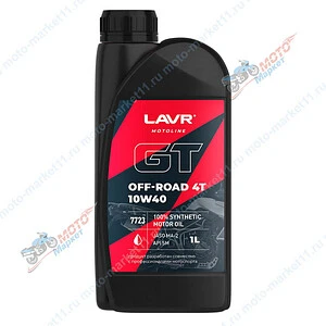Моторное масло для мотоциклов GT OFF ROAD 4T 10W-40, 1 / л Ln7723