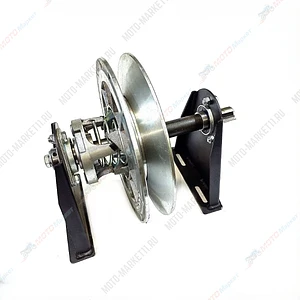 Кронштейн 2-х опорный в сборе со шкивом (посадка  25мм) 310ММ