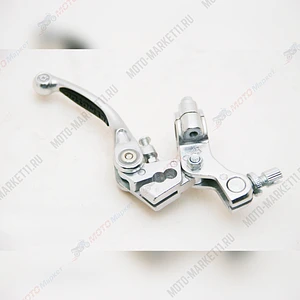 Рычаг сцепл+торм. складные черные/хром 13442