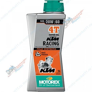 Моторное масло Motorex KTM Racing 4T 20W-60 - 1л.