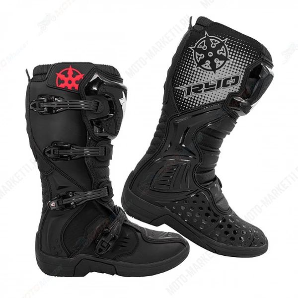 Мотоботы RYO Racing MX5 Enduro, черный (Черный, 42, 304236-4)