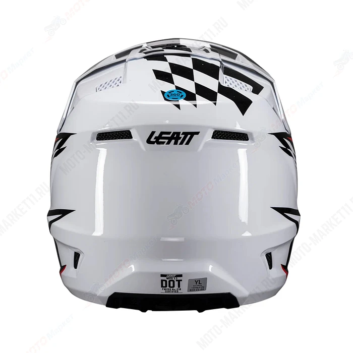 Мотошлем подростковый Leatt Moto 3.5 Helmet Kit (White, M, 2026 (1025450160)