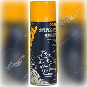 Силиконовая водоотталкивающая смазка MANNOL 450мл.