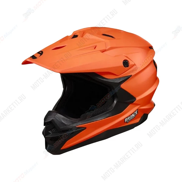  Шлем эндуро SPARX  Fenix (JK6803) ,оранжевый матовый, XL