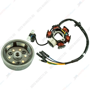 Генератор в сборе KAYO YX140см3 эл. стартер