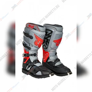 Мотоботы TIGER MX 1 Pro черный/ серый/ красный 41