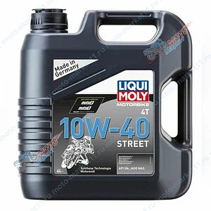 Масло LIQUI MOLY Motorbike 4T 10W-40 Street 4л 7512