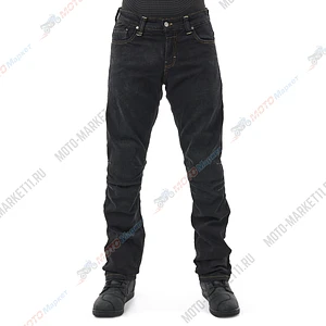 МотоДжинсы URBAN Black с защитой (32 (48))
