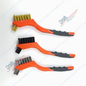 Набор щеток МОТО/ВЕЛО/АВТО универсальный 3 шт.