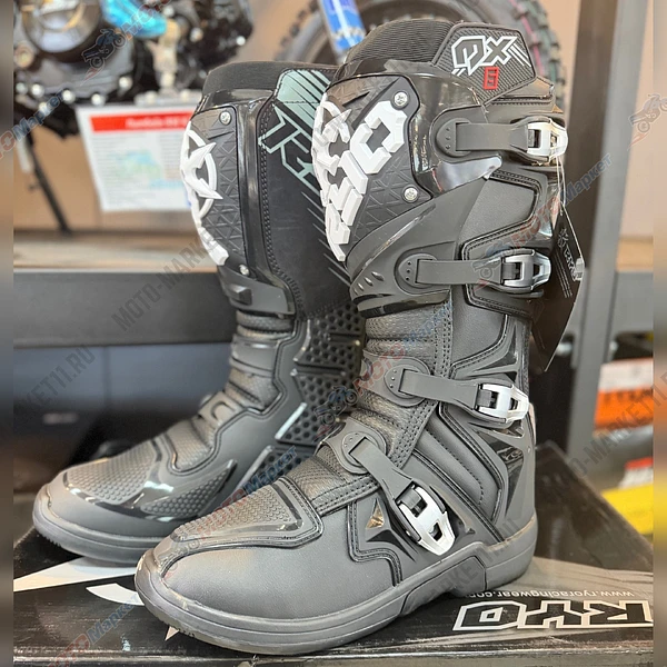  Мотоботы RYO Racing MX6 Enduro, черный (Черный, 42, 304246-12)