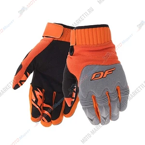 Перчатки DF ENDURO GrayOrange-Black (L (20.5))
