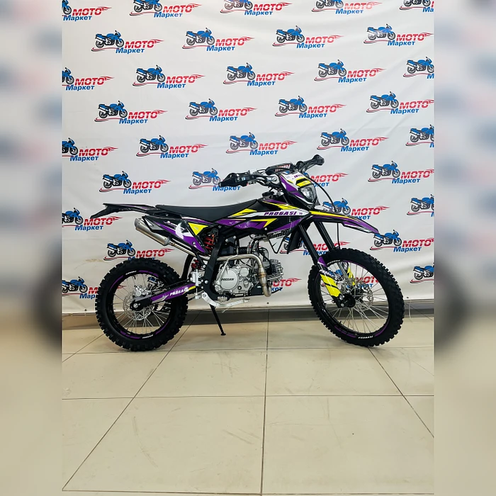 Питбайк PROGASI Jumbo 150 PRO (19/16) Purple/Yellow