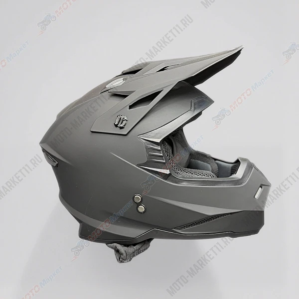 Шлем KIOSHI Holeshot 801 кроссовый черный матовый M