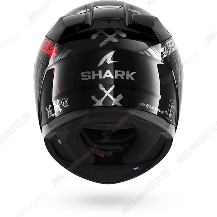 Шлем SHARK D-SKWAL 3 SHIEVER Black/Anthracite/Red, L