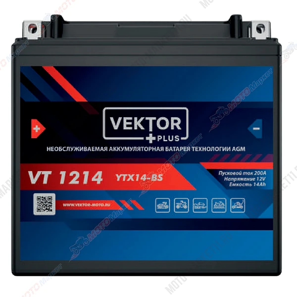 Аккумулятор  VEKTOR PLUS VT 1214