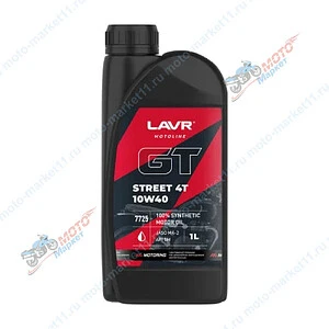 Моторное масло для мотоциклов GT STREET 4T 10W-40, 1 л / Ln7725