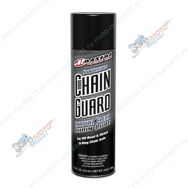 Смазка цепи Maxima CLEAR SYNTHETIC CHAIN GUARD (513 мл)