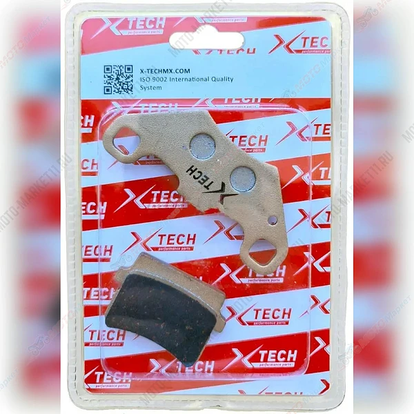 Колодки тормозные дисковые 11 X-TECH (less-metallic) медь