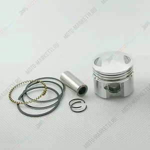 Поршень 39, 5мм с кольцами Скутер 4-х такт. 14919