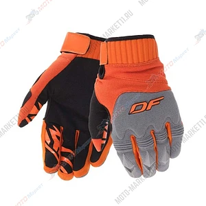Перчатки DF ENDURO GrayOrange-Black (M (19.8))