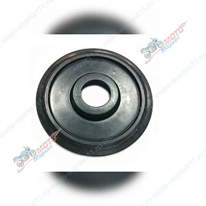 Каток пластиковый малый 135мм (черный Россия) 82134