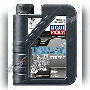 Масло LIQUI MOLY Motorbike 4T 10W-40 Street 1л 1521